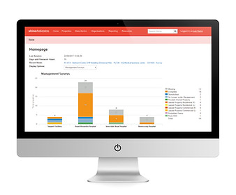 1. Compliance Dashboard software screen